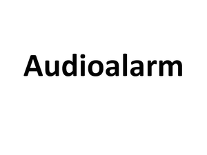 Audioalarm 3 I Guard