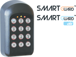 SmartGuard - Enkelt kablat kodlås, 3 reläer, 1000 koder