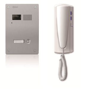 2-Tråds Porttelefonpaket - Bara ljud, 1 knapp/telefon