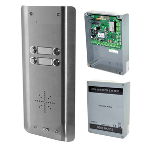 GSM-4HS - Högsäker GSM Porttelefon, 4 knappar (2 delad)