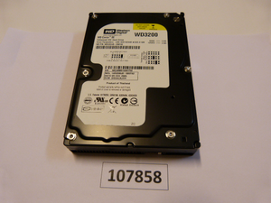 320GB PATA Harddisk - WD3200AAJB, 7200 RMP
