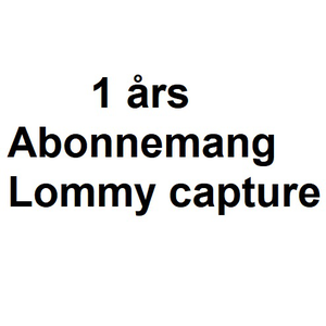 1 Års Abonnement - Lommy Capture inkl. SIM