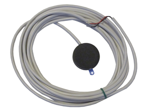 Blå larm LED / PUCK - 12 VDC, 3 meters kabel