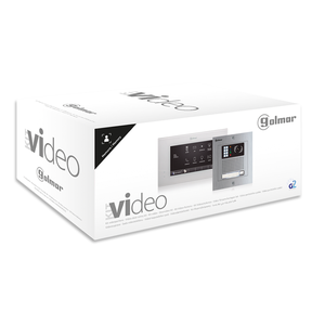 Infällt Villapaket 4 - Komplett, Videomonitor (2 Ledare)
