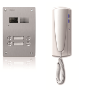 2-Tråds Porttelefonpaket - Bara ljud, 4 knappar/telefoner