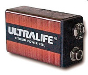 9V / 1200 mAh Duracell - Litihum Batterier (Lång livslängd) 
