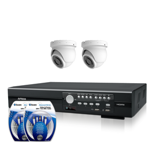 HD-CCTV paket - Minidome - Mini kameror - 2 Megapixel
