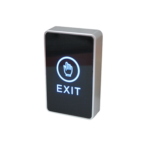 Exit-knapp - Touch - Blå / Grönn LED.