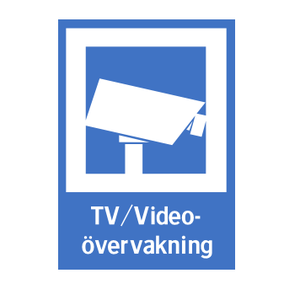 A5 skylt övervakningskamera (TV/Videoövervakning)